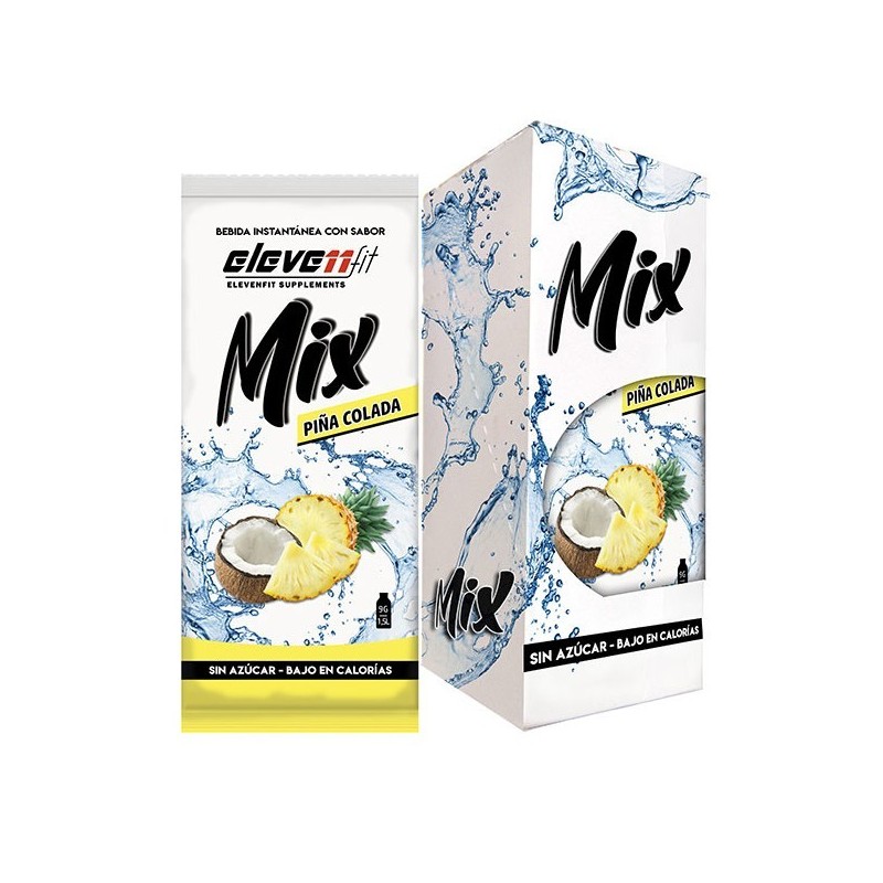 BOX OF 12 SUGAR-FREE PINA COLADA FLAVOR MIX SACHETS BOX OF 12 SUGAR-FREE PINA COLADA FLAVOR MIX SACHETS