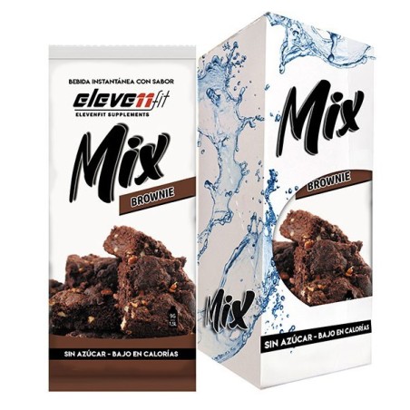 ▷ Brownie Flavor Mix 12 Sugar-Free Sachets - Elevenfit