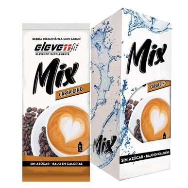 ▷ Cappuccino Flavor Mix 12 Sugar-Free Sachets - Elevenfit