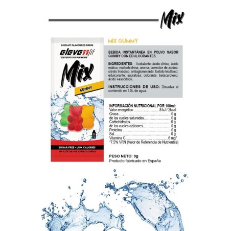 BOX OF 12 SUGAR-FREE GUMMY FLAVOR MIX SACHETS
