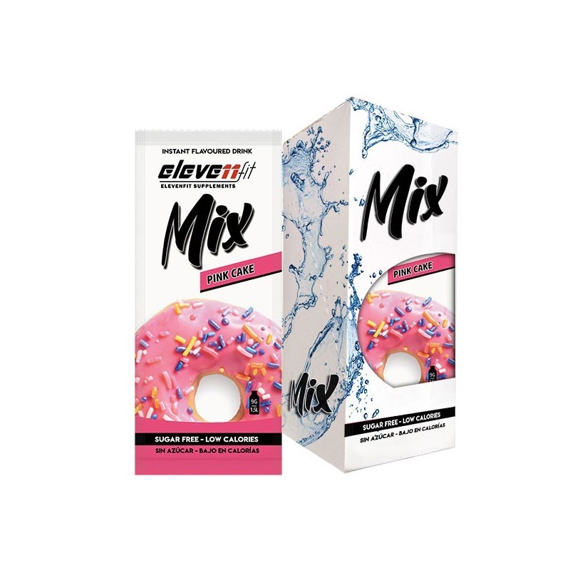 Schachtel mit 12 zuckerfreien Beuteln rosa Kuchengeschmack