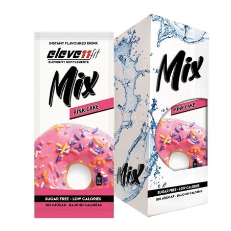 ▷ Pink Cake Flavor Mix 12 Sugar-Free Sachets - Elevenfit