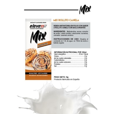 ▷ Mélange pour roulé à la cannelle, 12 sachets sans sucre - Elevenfit