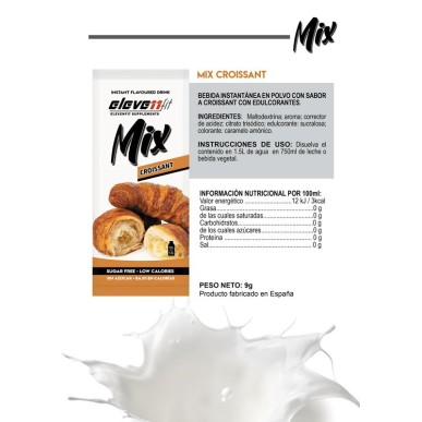 ▷ Mélange pour croissants, 12 sachets sans sucre - Elevenfit