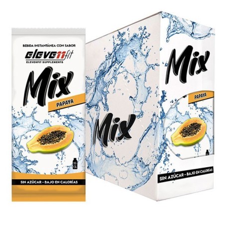▷ Packung mit 24 zuckerfreien Papaya-Mix-Beuteln 1,5 l — Elevenfit