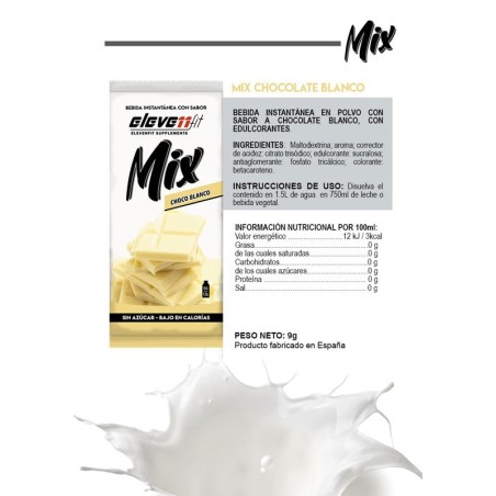 CAJA DE 24 SOBRES MIX SABOR CHOCOLATE BLANCO SIN AZÚCAR