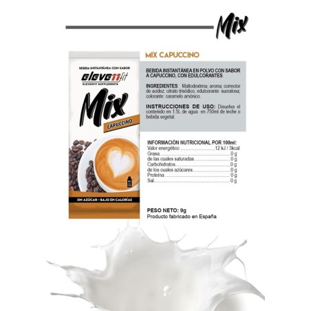 BOX OF 24 SACHETS MIX CAPPUCCINO FLAVOR SUGAR-FREE