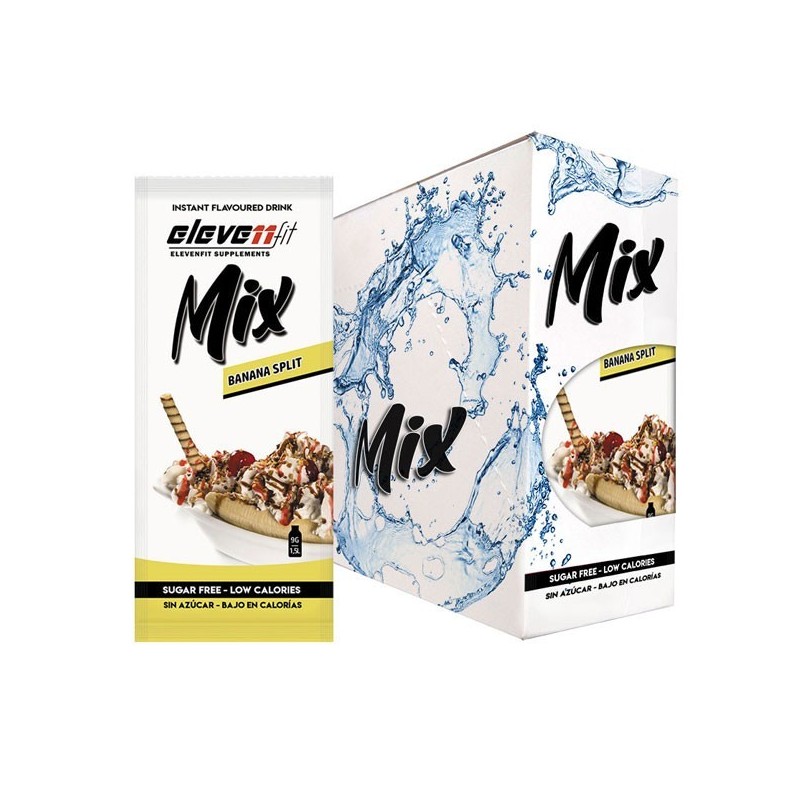 BOX OF 24 SACHETS MIX BANANA SPLIT FLAVOR SUGAR-FREE BOX OF 24 SACHETS MIX BANANA SPLIT FLAVOR SUGAR-FREE