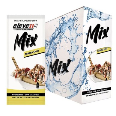 ▷ Box of 24 Sugar-Free Banana Split Mix Sachets 1.5L — Elevenfit
