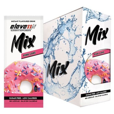 ▷ Box of 24 Sugar-Free Pink Cake Mix Sachets 1.5L — Elevenfit