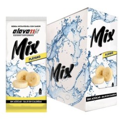 ▷ Packung mit 24 zuckerfreien Bananenmix-Beuteln 1,5 l — Elevenfit