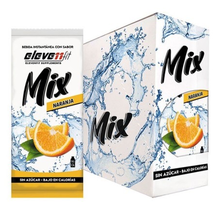 ▷ Packung mit 24 zuckerfreien Orangenmischungsbeuteln 1,5 l — Elevenfit
