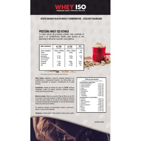 WHEY ISOLATE SABOR KITMAX 900GR