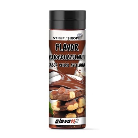 Sciroppo al gusto di cioccolato e nocciola senza zucchero, 330 ml