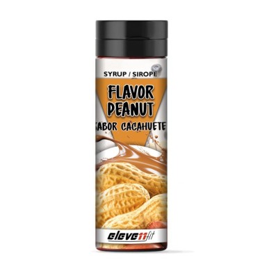 ▷ Sirope Sabor Crema de Cacahuete Sin Azúcar 330ml - Elevenfit