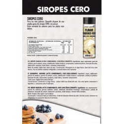 Sirop aromatisé au lait concentré sans sucre 330 ml