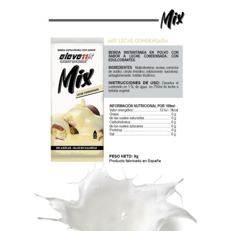 Mélange aromatisé au lait condensé sans sucre