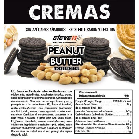 BISCUITS AU BEURRE DE CACAHUÈTE ET SAVEUR CRÈME