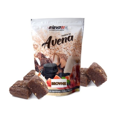 ▷ Harina De Avena Sabor Brownie 1kg - Elevenfit