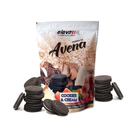 1 kg de farine d'avoine, saveur biscuits et crème