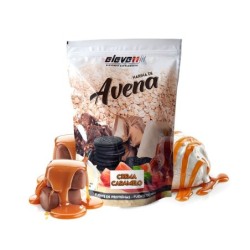 ▷ Farina d'avena al gusto di crema al caramello 1 kg - Elevenfit