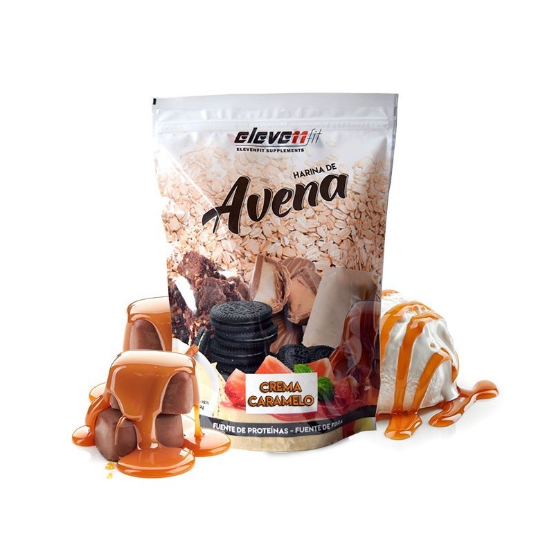 1 kg de farine d'avoine à la saveur de crème caramel