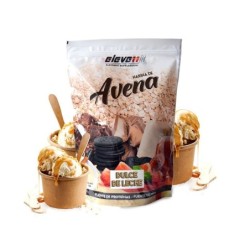 1 kg Hafermehl mit Dulce-de-Leche-Geschmack, elf Portionen Hafermehl...