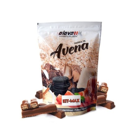 ▷ Kitmax Hafermehl mit Geschmack, 1 kg - Elevenfit