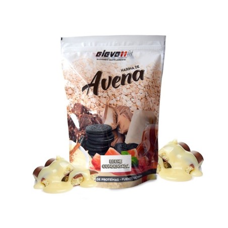 ▷ Oat Flour with Condensed Milk Flavor 1kg - Elevenfit