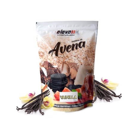 Farine d'avoine aromatisée à la vanille 1 kg - Elevenfit