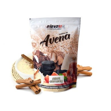 ▷ Hafermehl-Reispuddinggeschmack 1 kg - Elevenfit