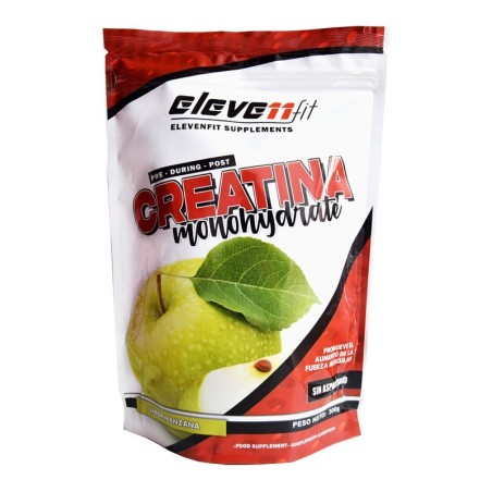 ▷ Creatine Monohydrate Apple Flavor 300gr - Elevenfit
