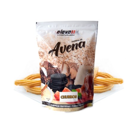 1 kg Hafermehl mit Churro-Geschmack