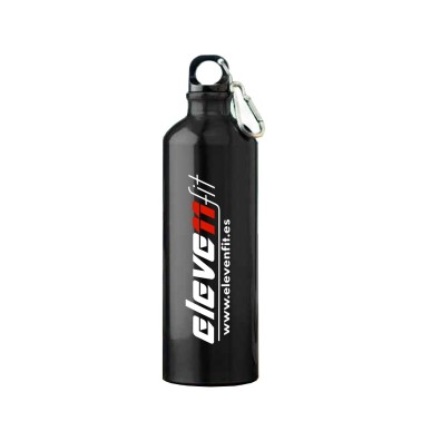 ▷ 750ml Black Aluminum Gym Water Bottle - Elevenfit