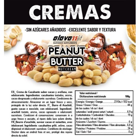 Beurre de cacahuète au chocolat et aux noisettes