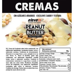 Beurre de cacahuète aromatisé au lait condensé