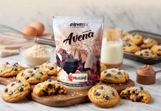Chocolate Oat Fitness Cookies with Whey Protein