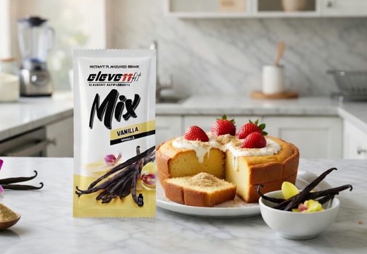 Torta fitness alla vaniglia con farina d'avena e preparato ElevenFit