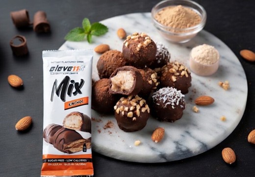 Tartufi fitness al cioccolato Kinchoc con proteine del siero di latte