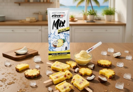 Ghiaccioli proteici alla frutta con preparato ElevenFit