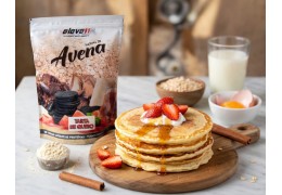 Crêpes au cheesecake Fit avec de la farine d'avoine et du mélange Elevenfit