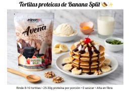 Crêpes protéinées Banana Split à la farine d'avoine Elevenfit