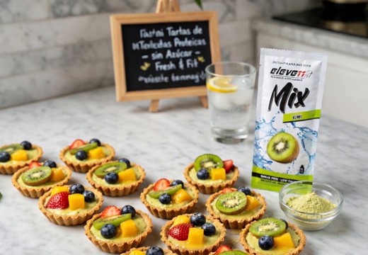 Mini Tartas de Frutas Proteicas